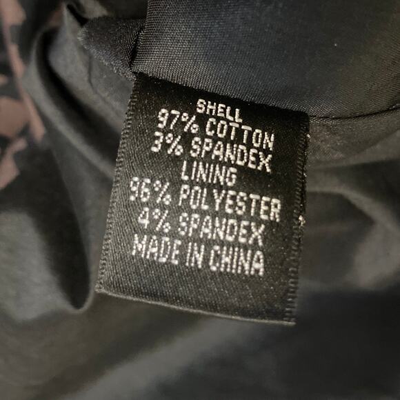 Adrianna Papell M Zebra Animal Print Brown Sleeveless Classic Pleated chest GUC - Picture 11 of 12